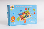 Houten 3-in-1 Activiteitenset voor Kinderen – Xylofoon, Hengelspel en Sorteerspel – Educatief Montessori Speelgoed – Vanaf 3 Jaar