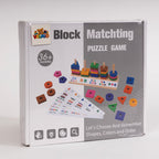 Houten Sorteerpuzzel voor Kinderen – Kleuren en Vormen Matchen – Educatief Montessori Spel – Geheugen- en Denkspel – Vanaf 3 Jaar