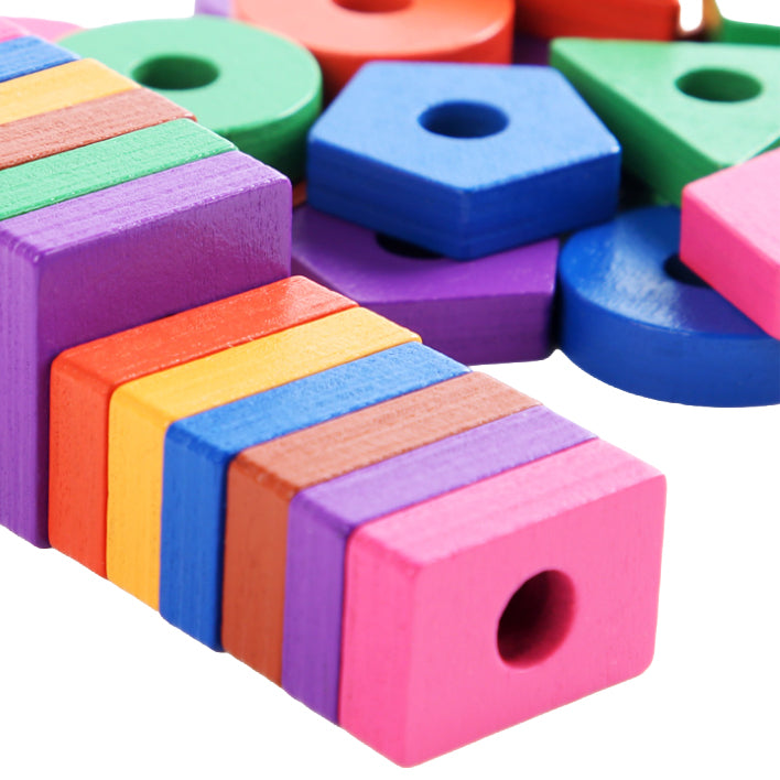 Houten Sorteerpuzzel voor Kinderen – Kleuren en Vormen Matchen – Educatief Montessori Spel – Geheugen- en Denkspel – Vanaf 3 Jaar