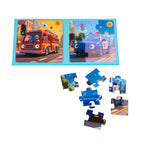Velmio Magnetische Puzzel voor Kinderen – Brandweer & Politie – Educatief Reisspeelgoed – Vanaf 3 Jaar