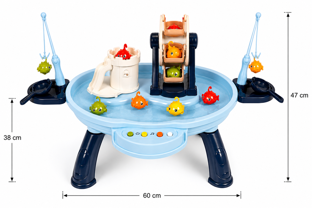 Watertafel Visspel voor Kinderen 3+ – Speeltafel met Hengels